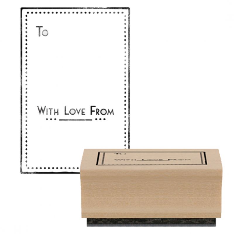 Rubber stamp - To….. With love from