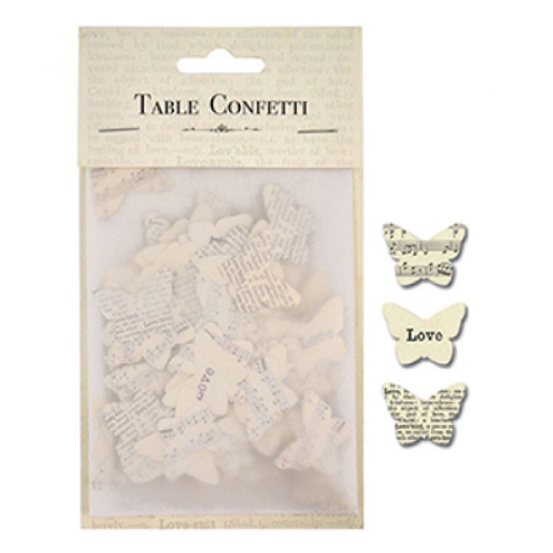Table top confetti - butterflies 