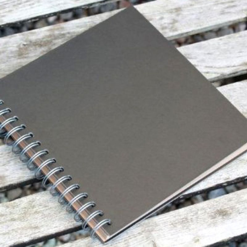Guest book - Plain black cover