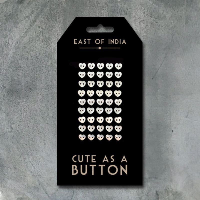 Cute as a button - Little hearts (45 buttons)