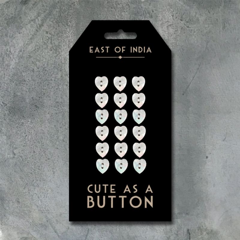 Cute as a button - Hearts (18 buttons)