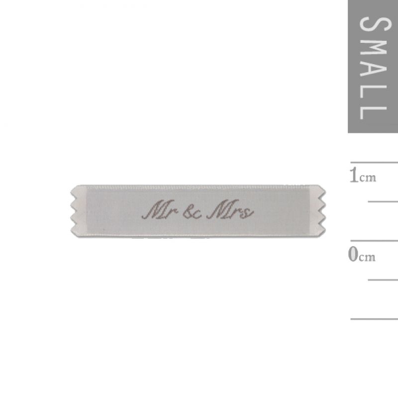 Woven label - Mr & Mrs