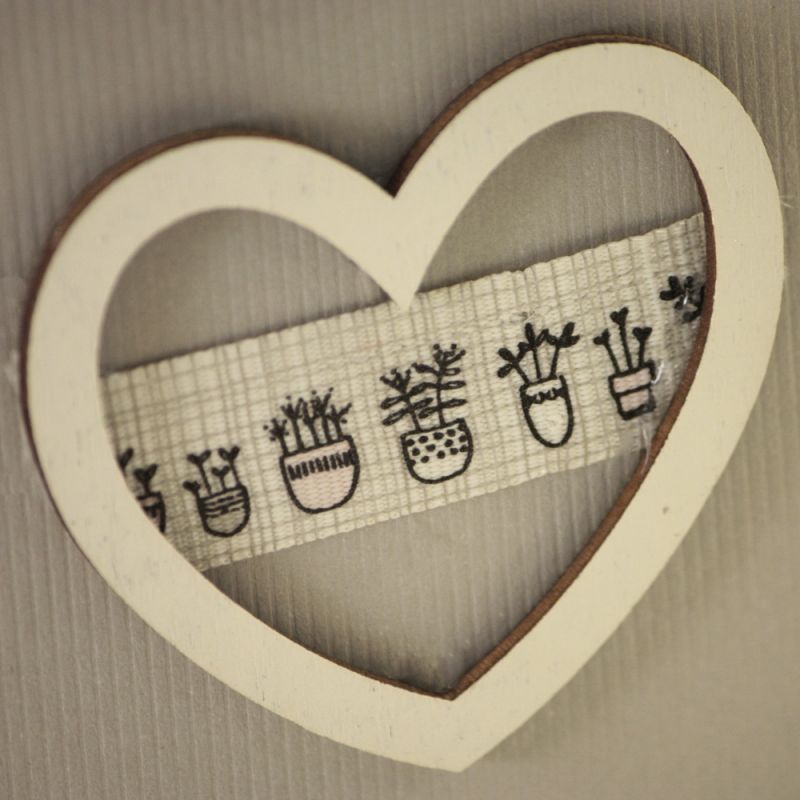 Βιβλίο 3 καρδιές ξύλινες