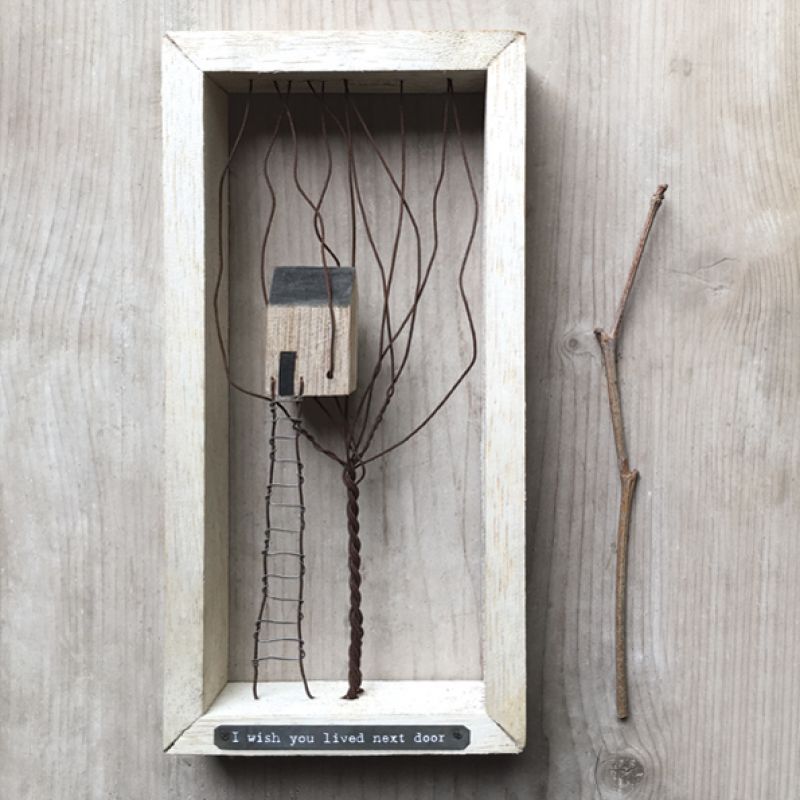 Wire tree frame-Tree house/next door