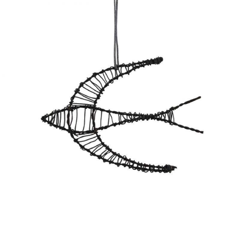 Συρμάτινο κρεμαστό - Χελιδόνι 11εκ. Συρμάτινο κρεμαστό - Χελιδόνι 11εκ.