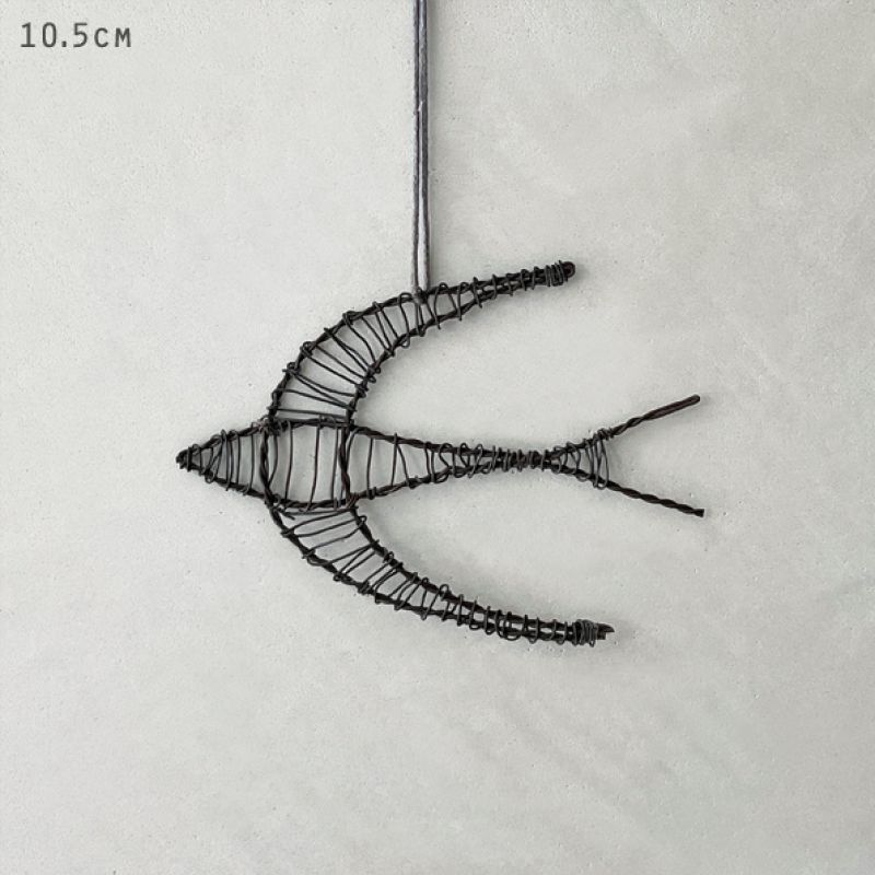 Συρμάτινο κρεμαστό - Χελιδόνι 11εκ. Συρμάτινο κρεμαστό - Χελιδόνι 11εκ.