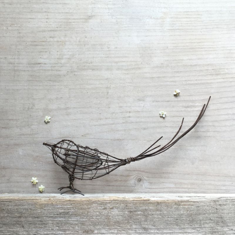 Rusty wire bird-Small