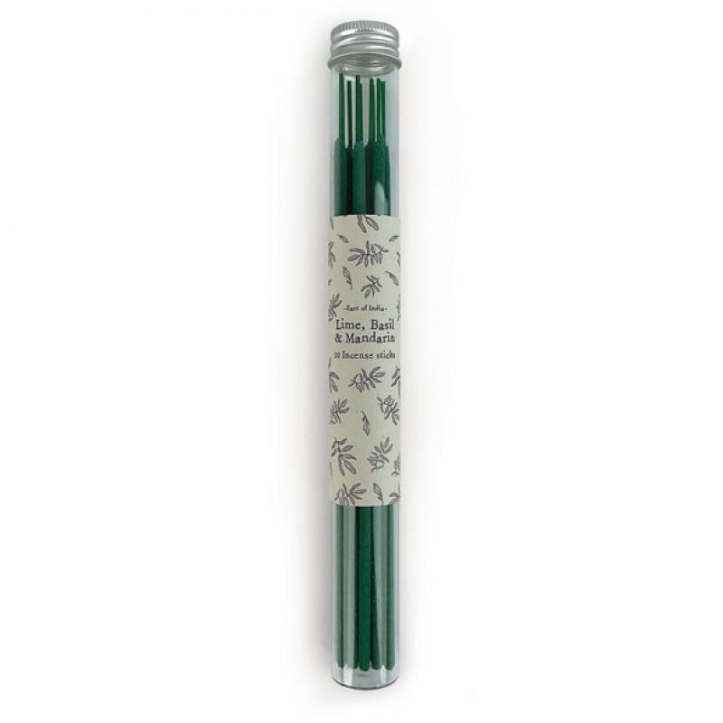 Tube of incense sticks-Lime, basil & Mandarin