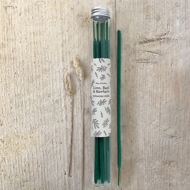 Tube of incense sticks-Lime, basil & Mandarin