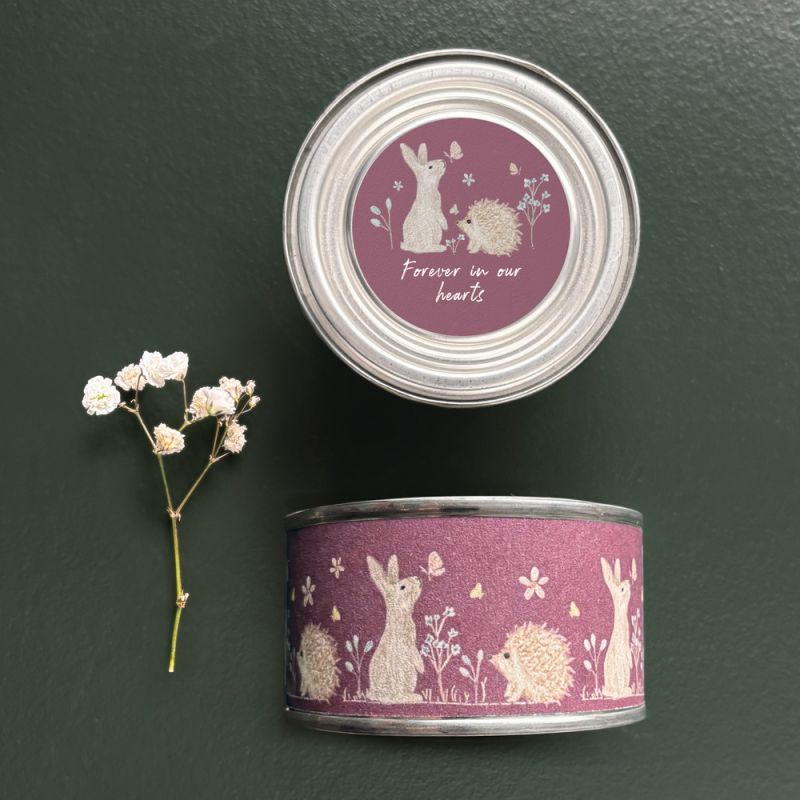 Meadow candle-Rabbit & Hedgehog