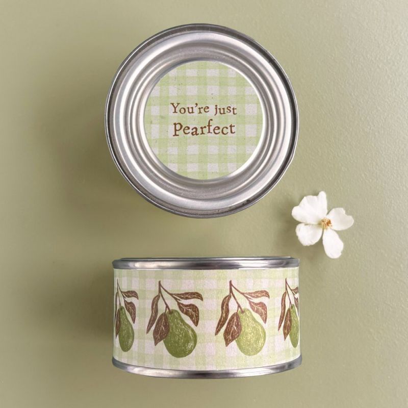 Fruit candle-You're just pearfect