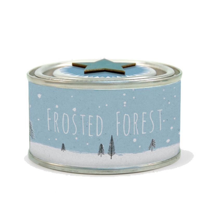 Tin candle - Frosted forest
