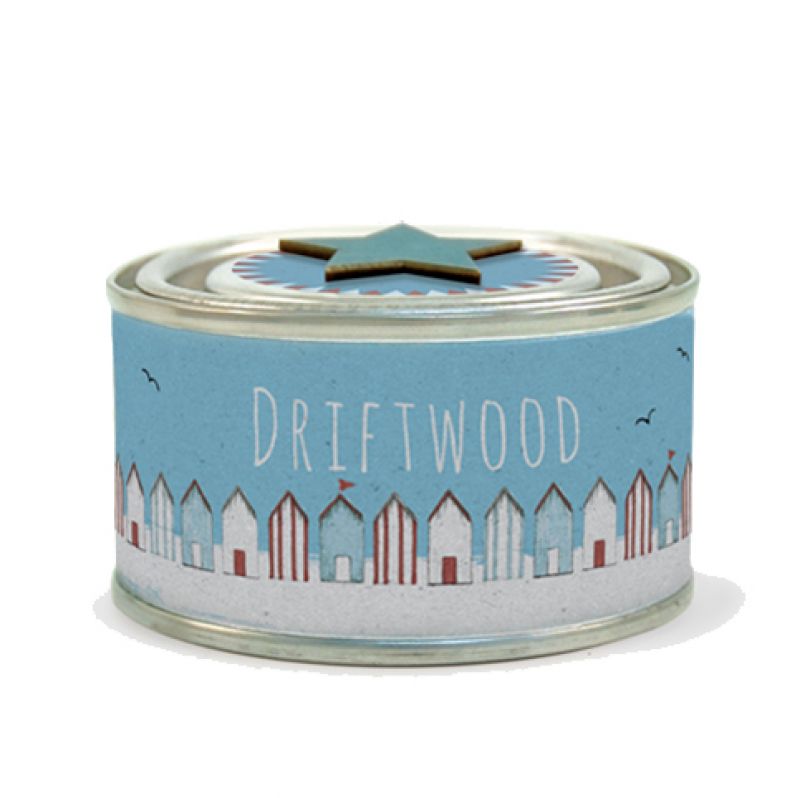 Tin candle - Driftwood