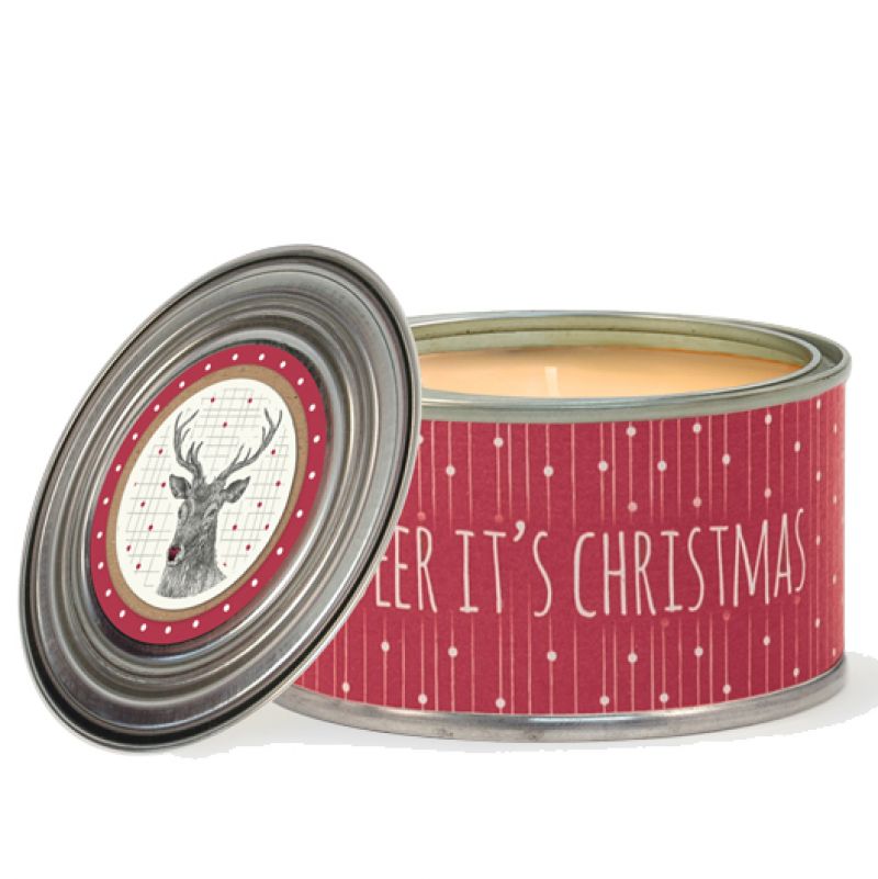 Tin candle - Deer, Oh deer it’s Christmas