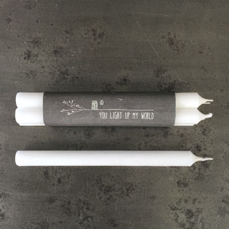 Κεριά σε χαρτί - You light up my world