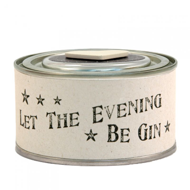 Tin candle - Let the evening be gin