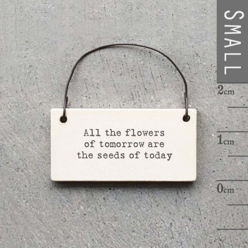 Επιγραφή μικρή - All the  flowers…