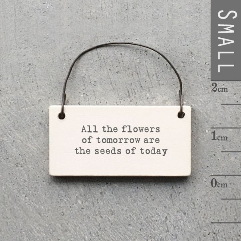 Little sign  – All the  flowers…