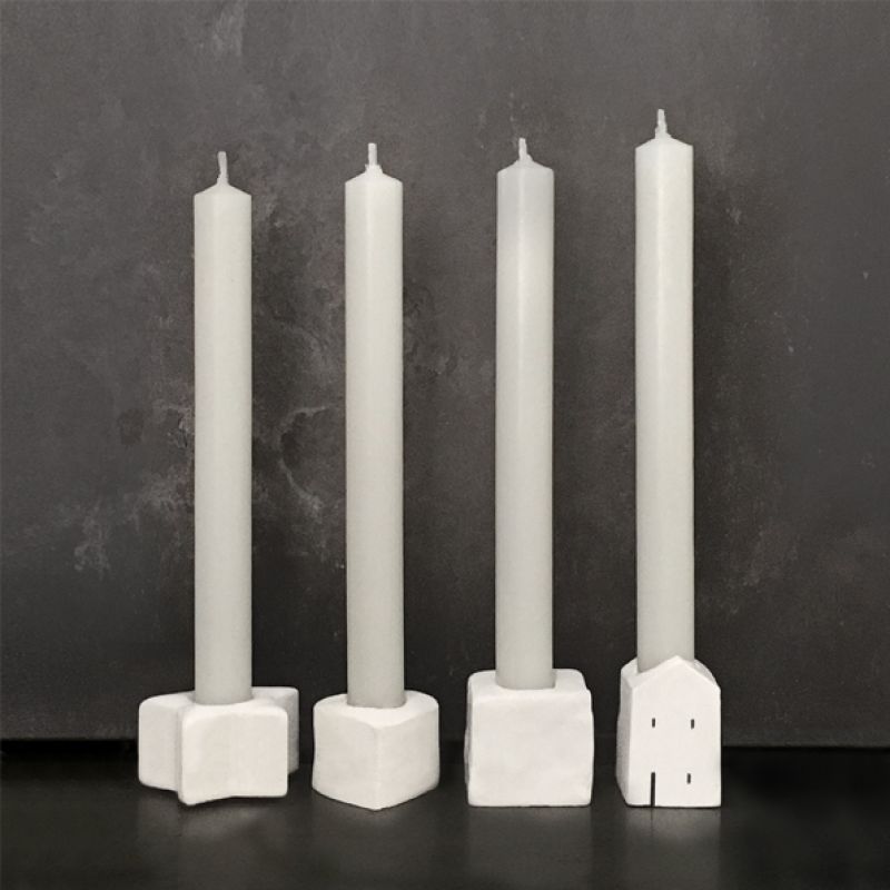 Candle with holder-Star