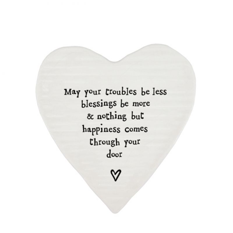 Πορσελάνινο σουβέρ 10εκ. - May your troubles…