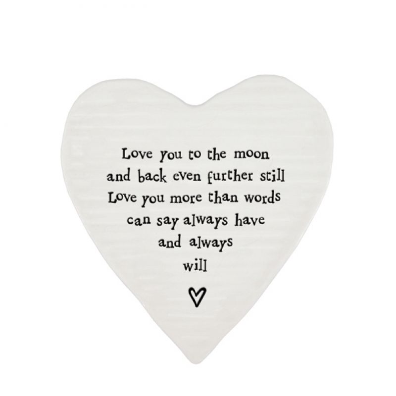 Πορσελάνινο σουβέρ 10εκ. - Love you …