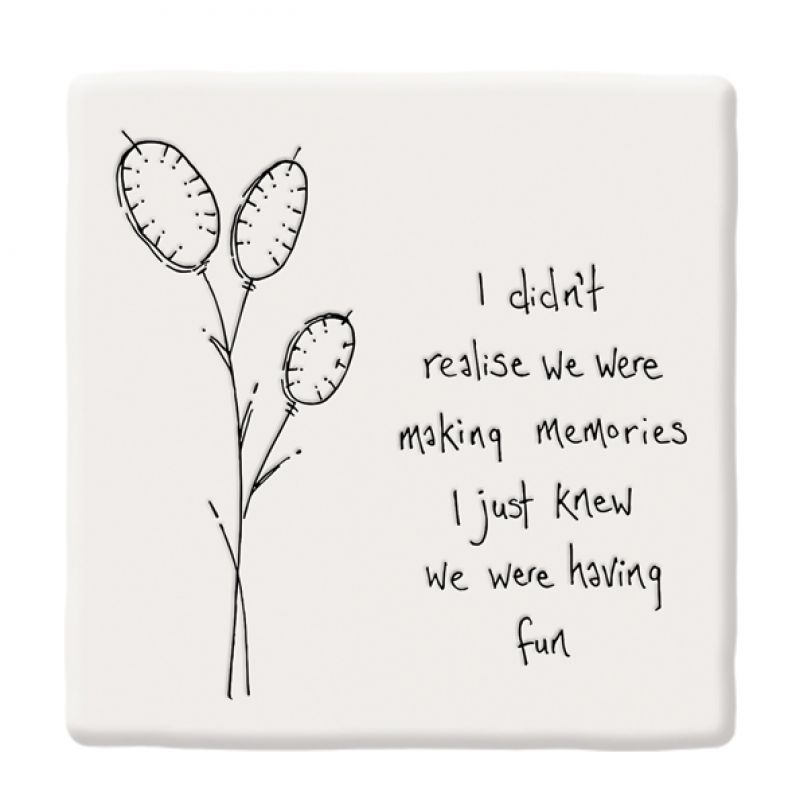 Floral coaster-Realise making memories