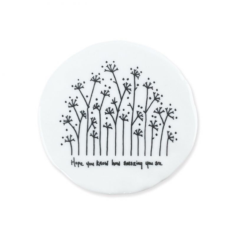 Tall flowers coaster-Hope you know amazing