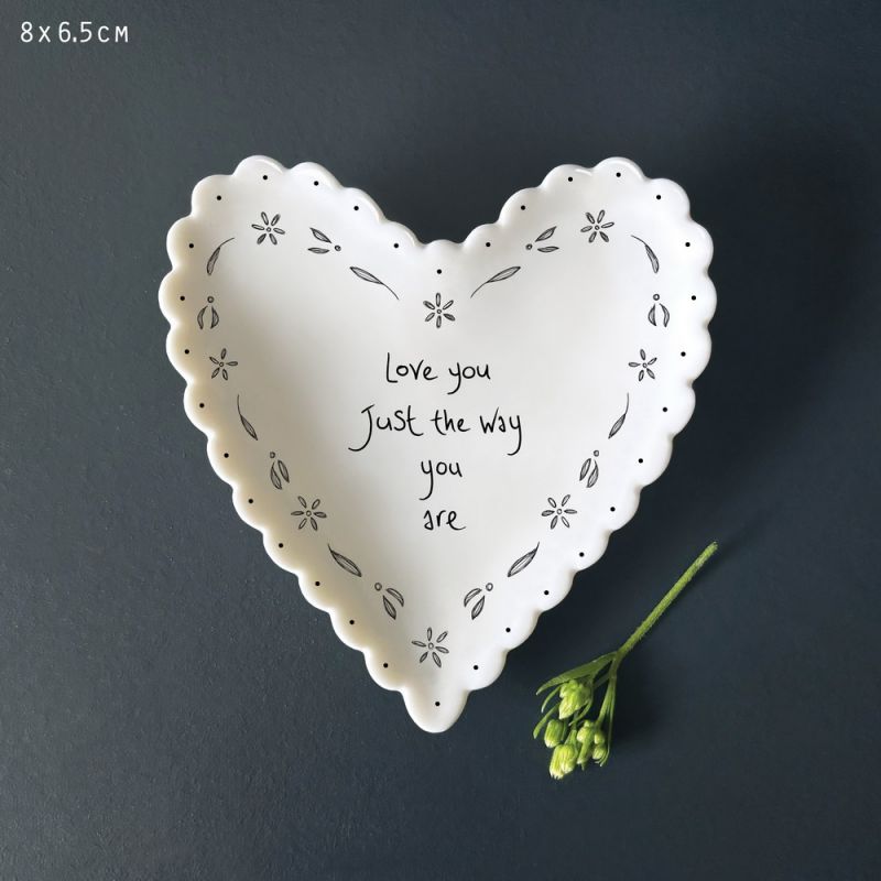 Μπολάκι δαντέλα καρδιά - Love you just