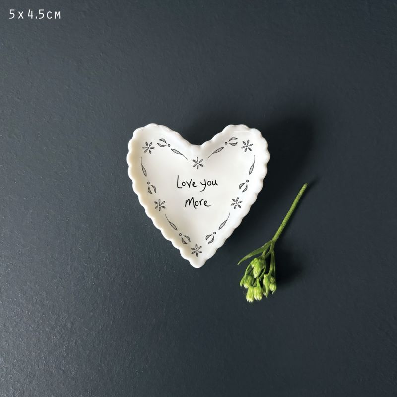 Μπολάκι δαντέλα καρδιά sm - Love you more