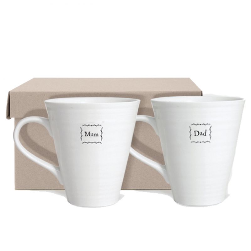Σετ πορσελάνινες κούπες σε κουτί - Mum & Dad