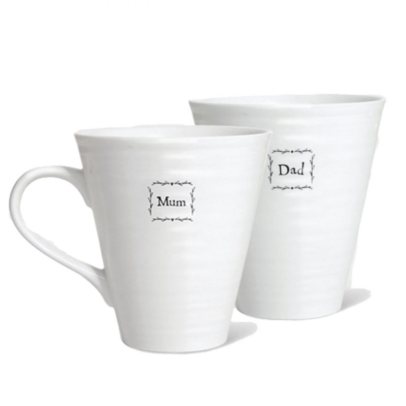 Porcelain mug set - Mum & Dad