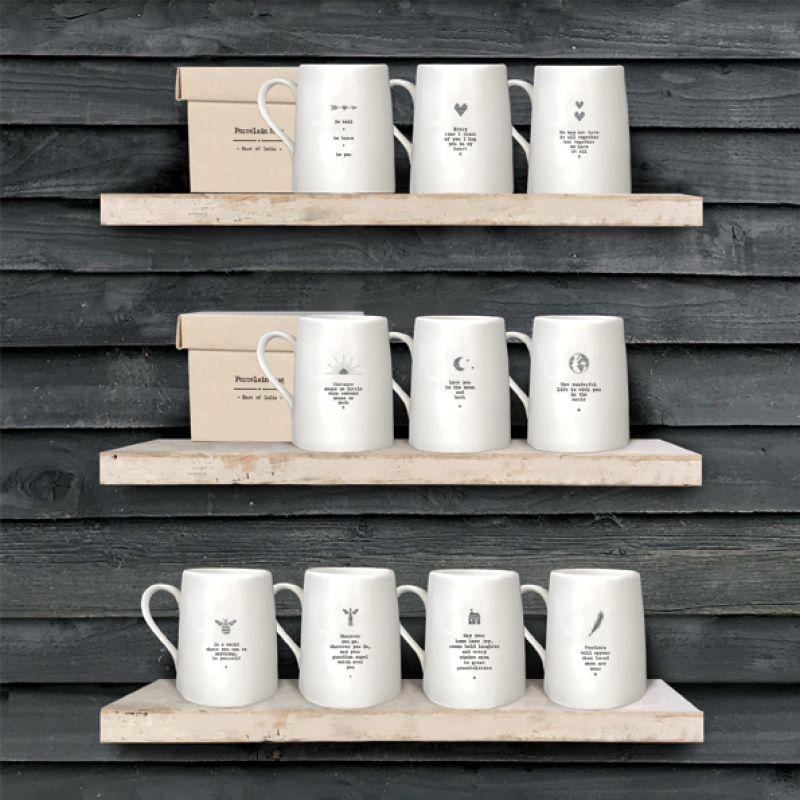 Porcelain mug-Arrow/ Be bold