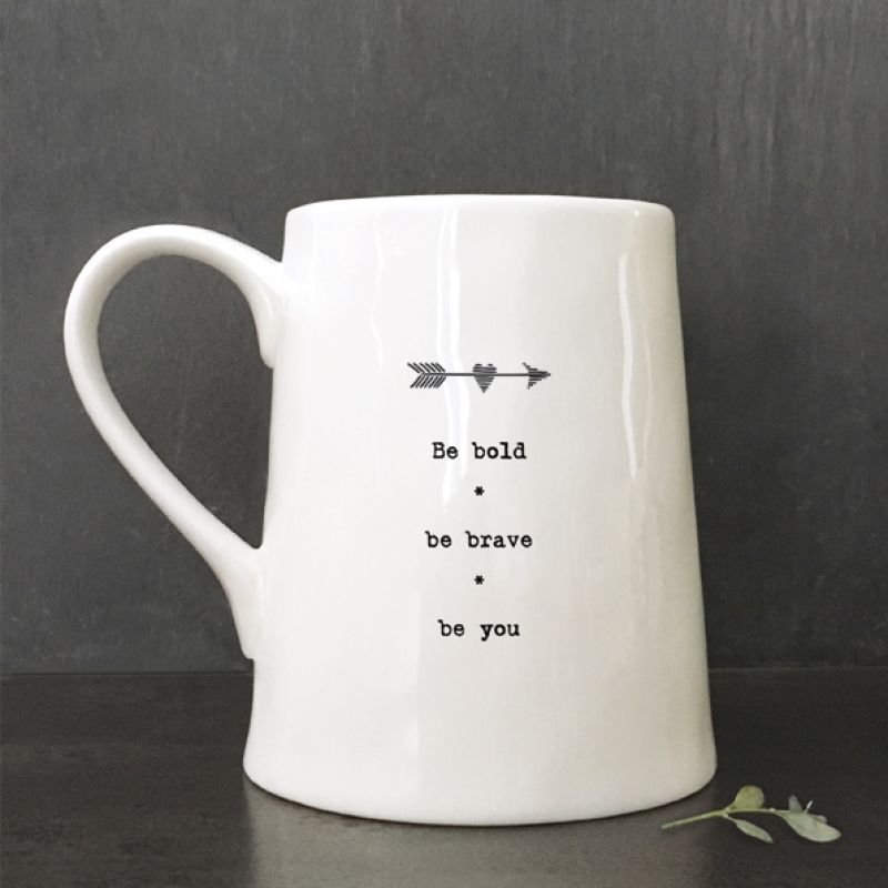 Porcelain mug-Arrow/ Be bold