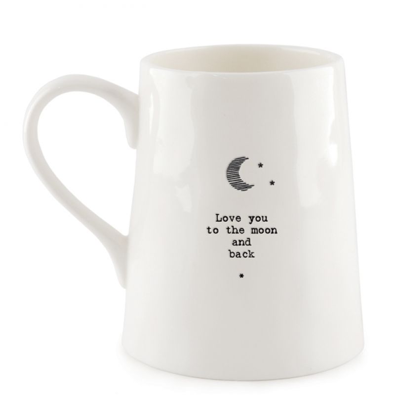 Porcelain mug-Moon/ Love you to moon