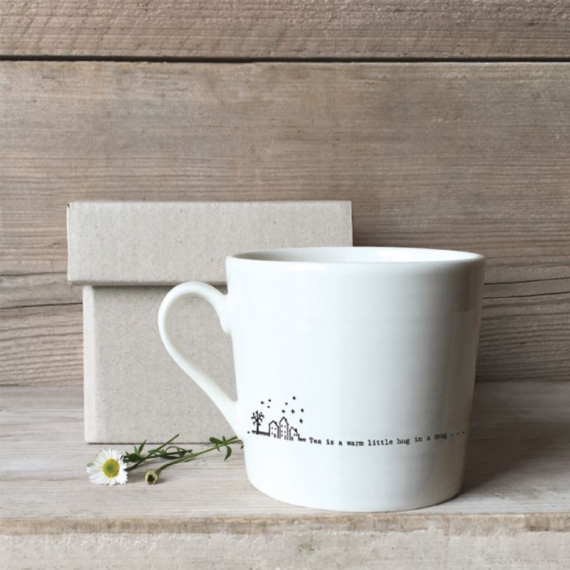 Wobbly mug-Tea is a warm little hug