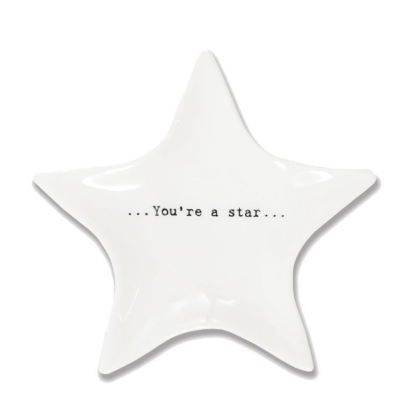 Πιατάκι αστέρι πορσελάνη - You're a star