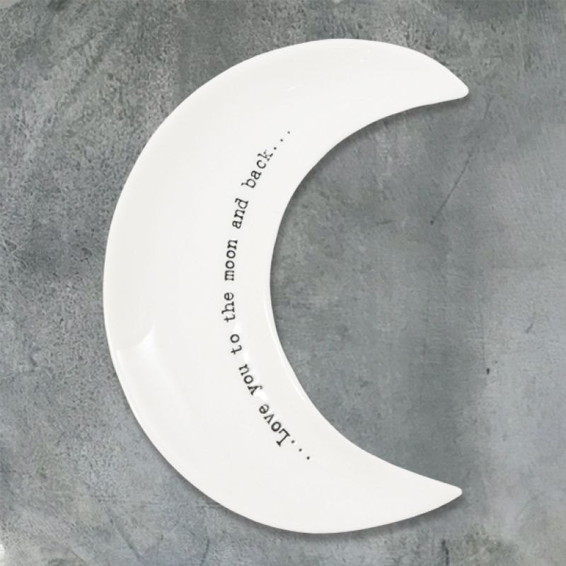 Πιατάκι φεγγάρι πορσελάνη - Moon