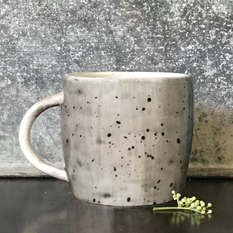 Boxed rustic mug-Speckled wash