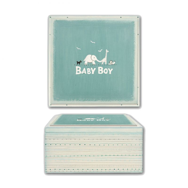 Lg keepsake box-Baby boy 21cm