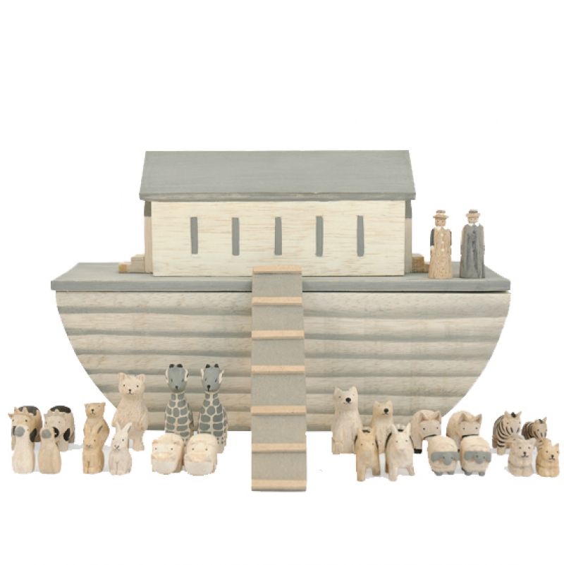 Natural large Noah's ark set