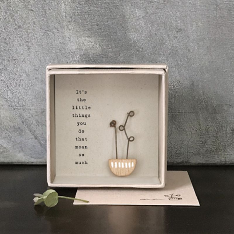 Boxed card-Little things