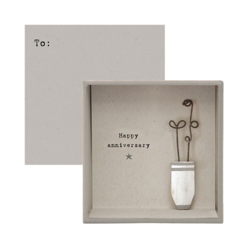 Boxed card – Happy anniversary