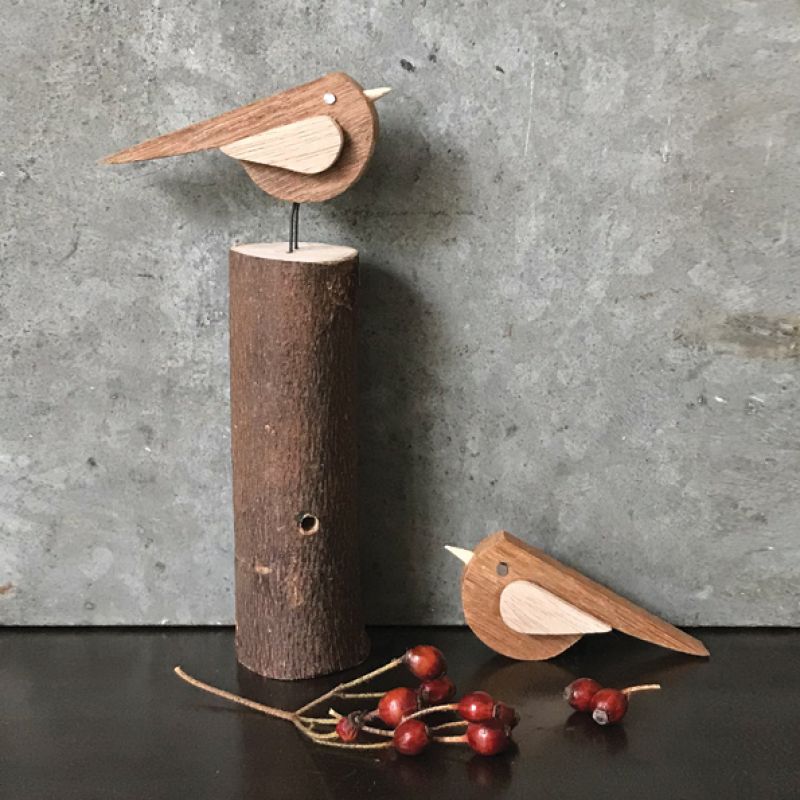 Naive wood bird-Small 