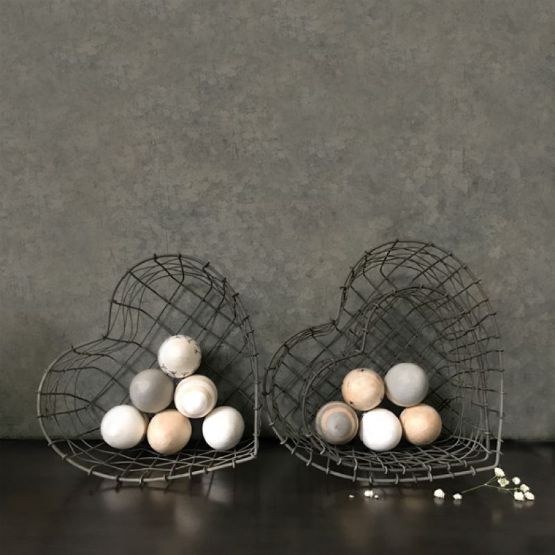 Wooden egg-Grey dipped