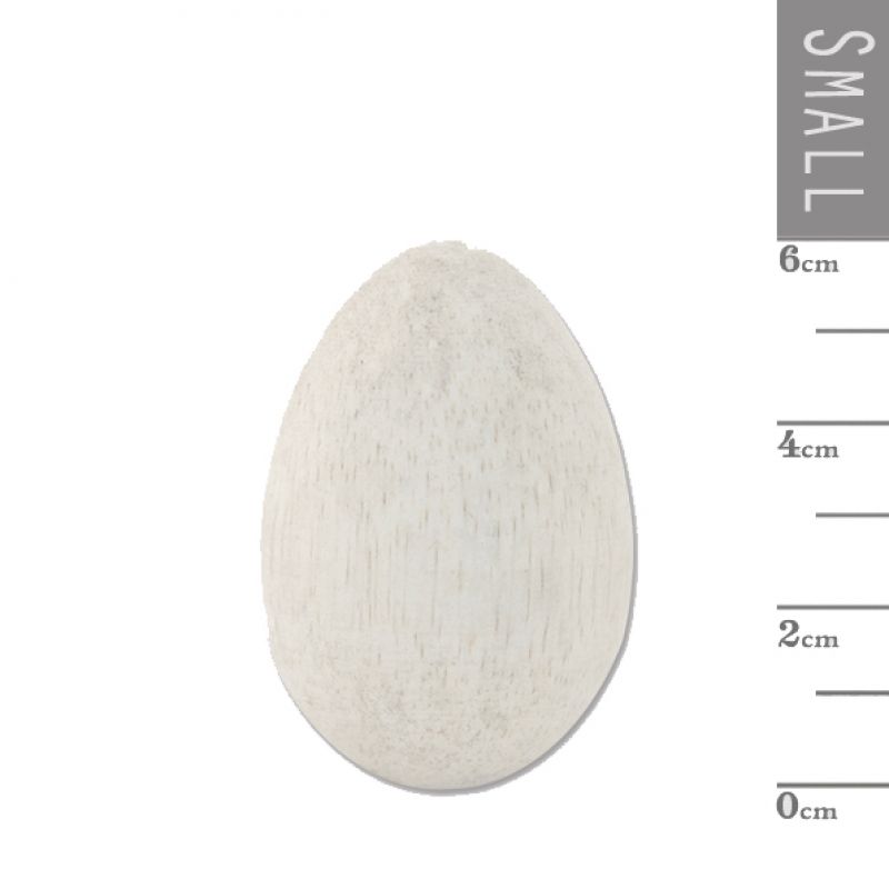 Αυγό ξύλινο - Λευκό