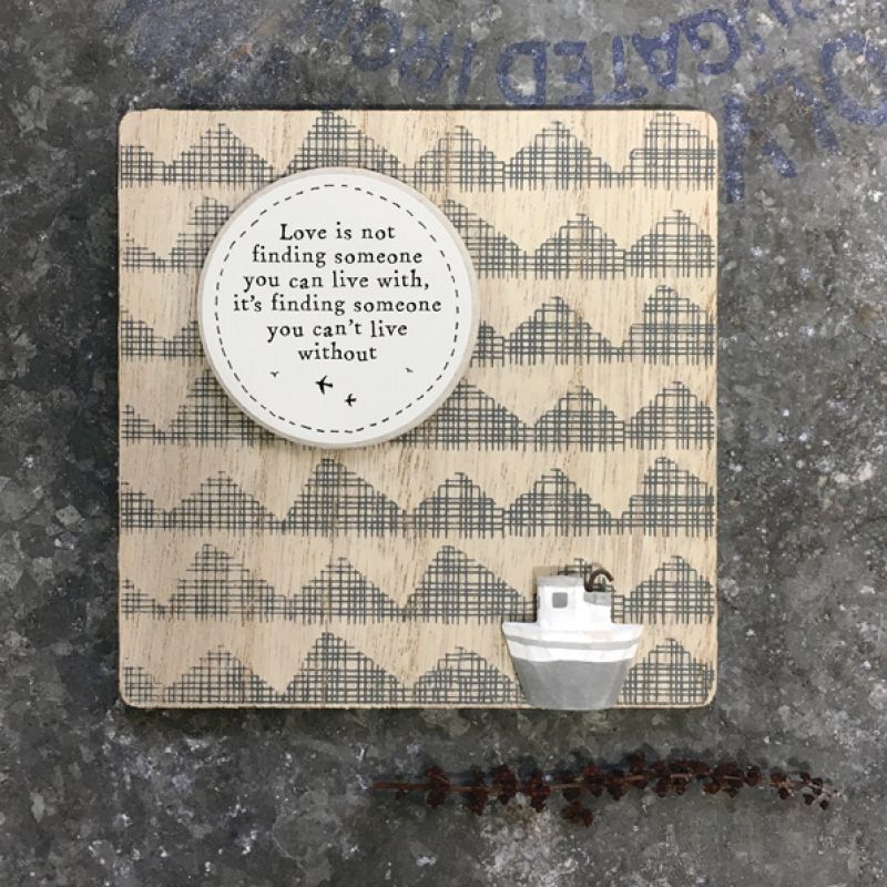 Επιγραφή τετράγωνη 10εκ. - Καράβι