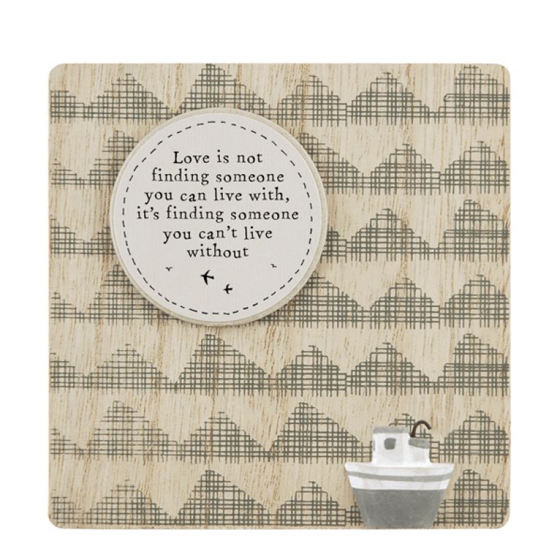 Επιγραφή τετράγωνη 10εκ. - Καράβι