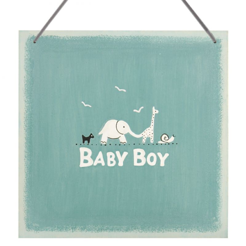 Sq blue sign-Baby boy