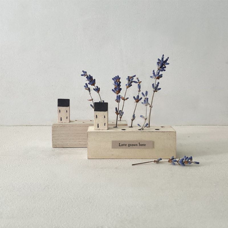 Small flower bar with house-Plain