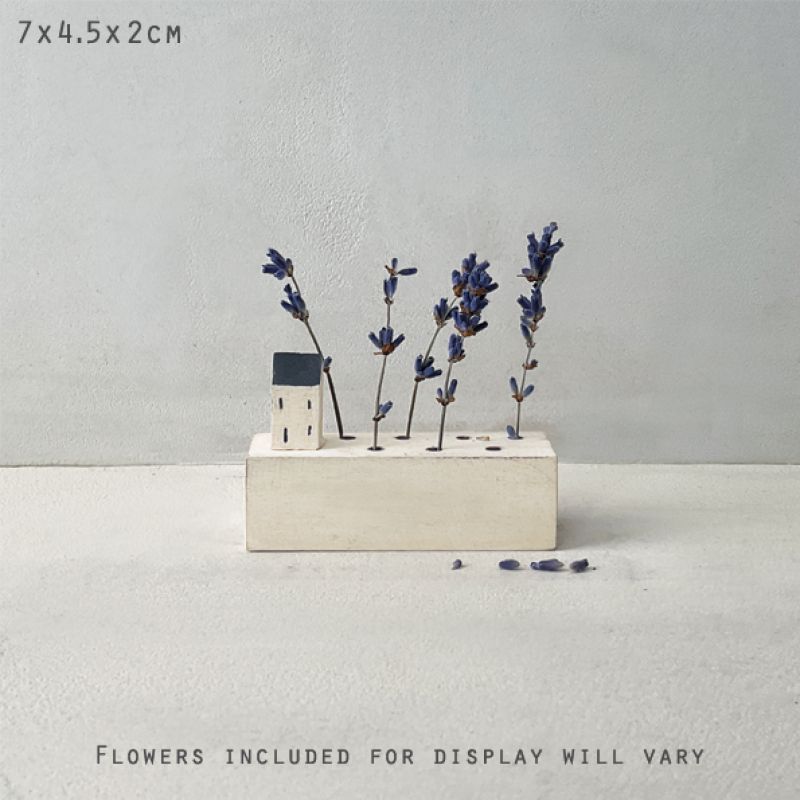 Small flower bar with house-Plain